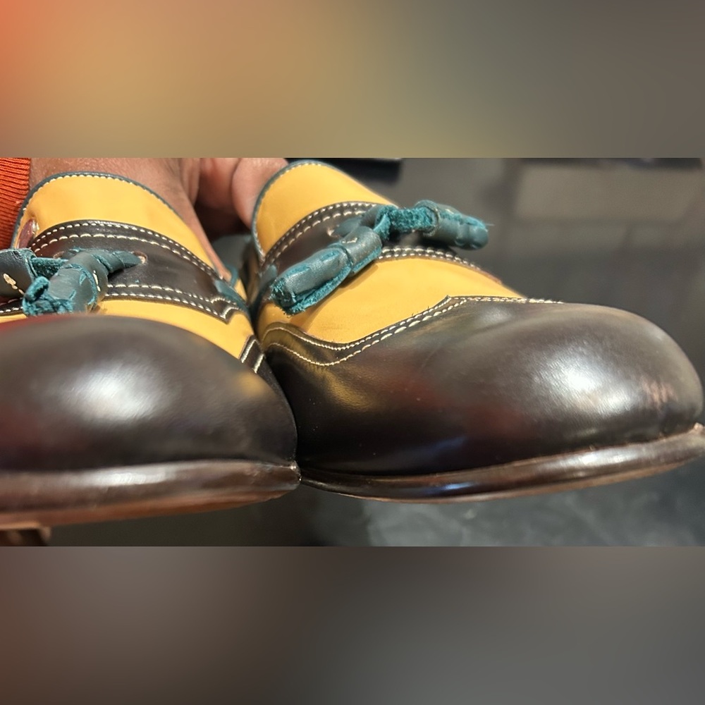 •SALE•Zanni Italian Handmade Dark Brown Loafers - Picture 8 of 9